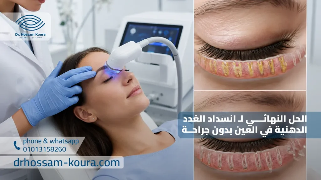 الحل النهائي لـ انسداد الغدد الدهنية في العين بدون جراحة