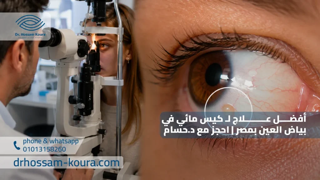 أفضل علاج لـ كيس مائي في بياض العين بمصر احجز مع د.حسام