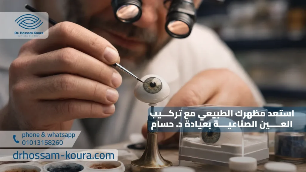 استعد مظهرك الطبيعي مع تركيب العين الصناعية بعيادة د. حسام