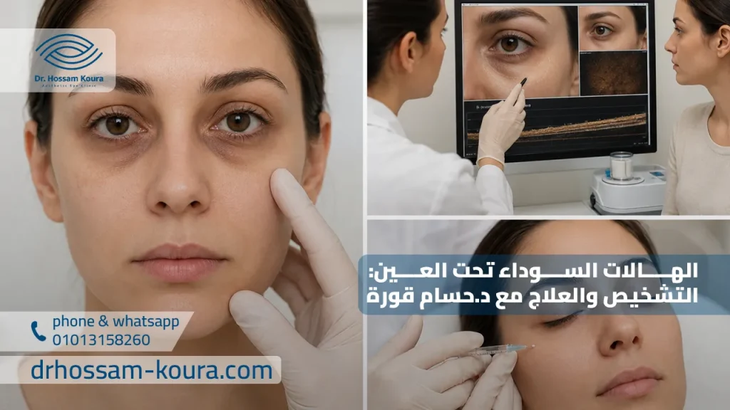 الهالات السوداء تحت العين: التشخيص والعلاج مع د.حسام قورة