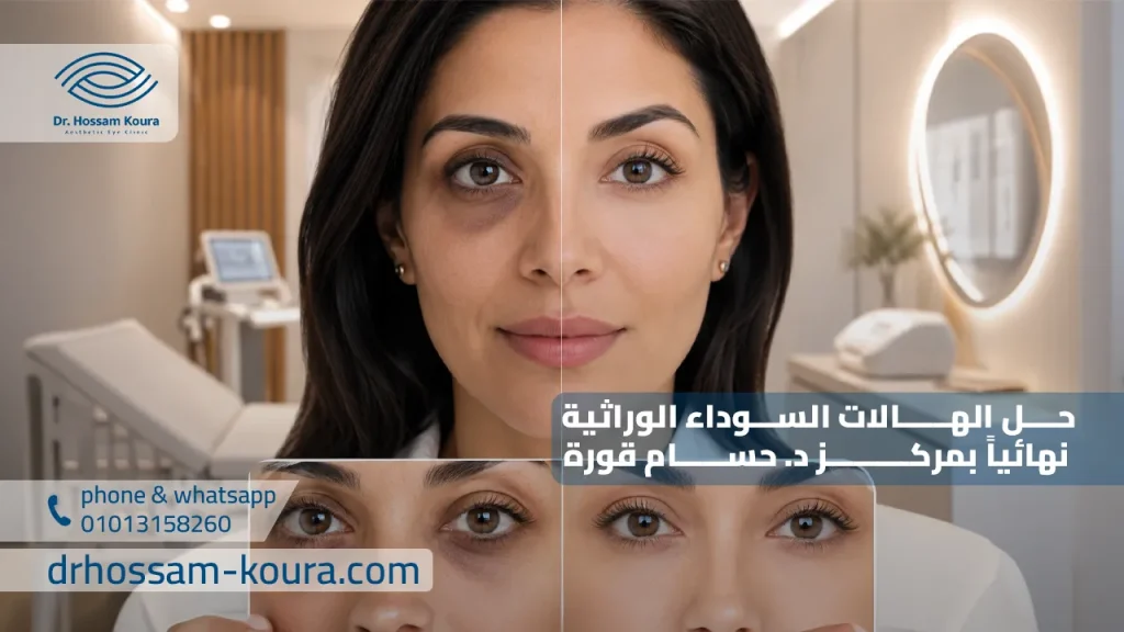 حل الهالات السوداء الوراثية نهائياً بمركز د. حسام قورة