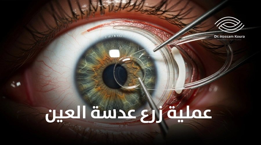 عملية زرع عدسة العين