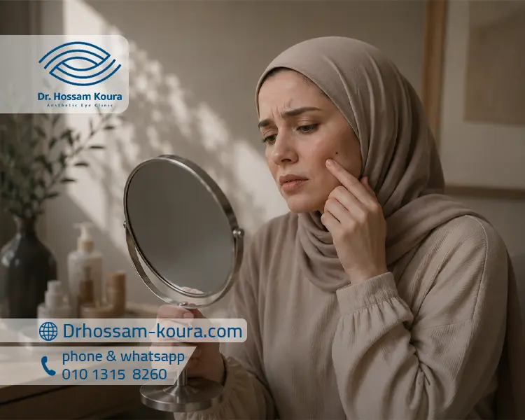 إزالة الحسنات من الوجه بالليزر