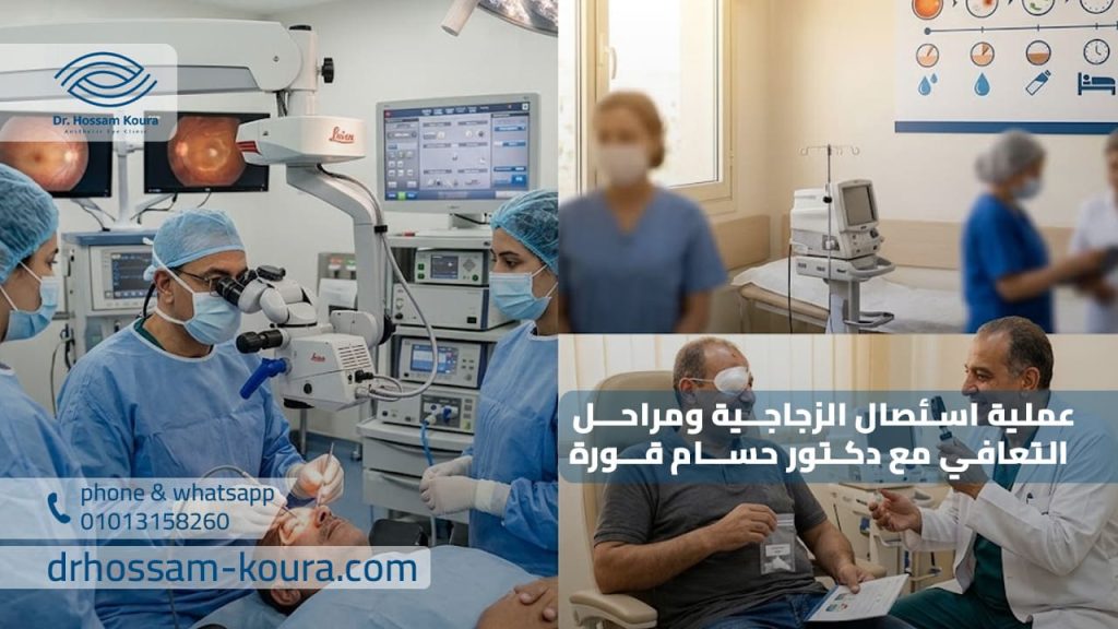 عملية استئصال الزجاجية ومراحل التعافي مع دكتور حسام قورة